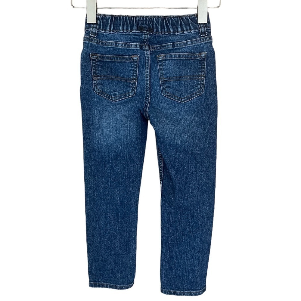 OshKosh B’gosh Blue Denim Jeans Elastic Back Waist 5T - Picture 3 of 10